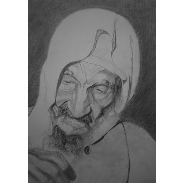 Baba Sali (Rabbi Yisrael Abuhatzeira) zt"l-Canvas 20x30