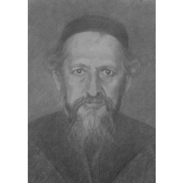 Brisker Rav (Rabbi Yitzchak Zev Soloveitchik) zt"l-Canvas 16x20